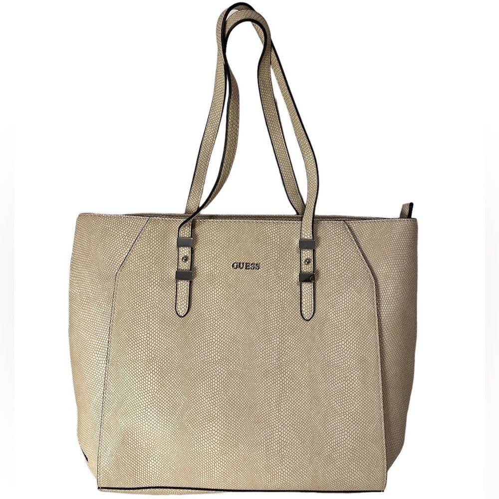 Guess Faux Snakeskin Shoulder Tote bag